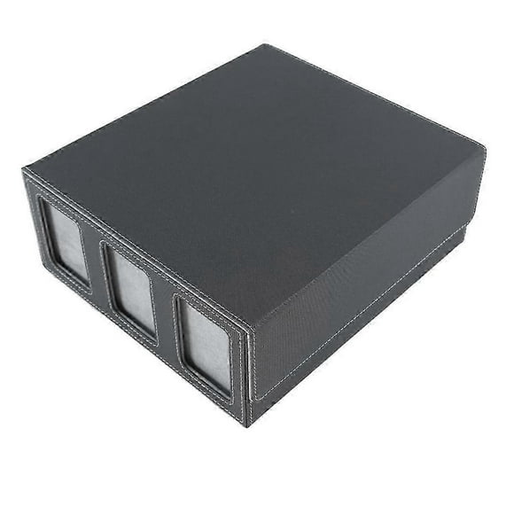 Storage Box for Trading Cards with Viewing Window Magnetic Closure Card Holder for Magic Game Cards