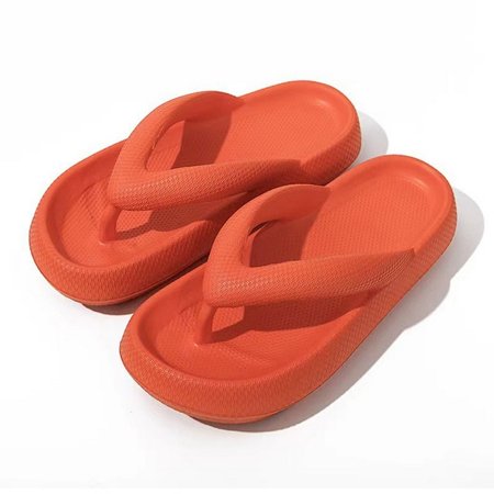 

4.5cm Platform Summer Female Flipflop Beach Outdoor Sandals Soft Home Slides Pillow Slippers Women Men Non-slip House Shoes