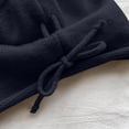 thumbnail image 4 of UTSJKR Women's Fleece Lined Drawstring Beanie, Warm Adjustable Ribbed Knit Cap Cold Weather Outdoor Sport Gray, 4 of 4