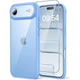 thumbnail image 1 of TEMOGU-for iPhone Air Case 6.5" with 1-Pack Screen Protector, Camera Lens Full Protection, Military-Grade Protection, Shockproof Transparent Back Bumper Phone Cover - StarryBlue, 1 of 4