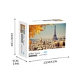 thumbnail image 2 of Weloille 1000 Piece Jigsaw Puzzle, Thickened Cardboard Precision Cut Pieces, Vivid Printing Colorfast Pattern Toy, Intellectual Stress Relief Puzzle for Adult Home Leisure Activity, 2 of 5