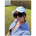 thumbnail image 2 of Gafas de Sol ADE WU Redondas Sobredimensionadas Estilo Vintage Años 60 y 70 para Mujer, 2 of 6