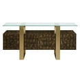 thumbnail image 3 of Acme Mabyn Console Cabinet, Brass & Antique Brown Finish, 3 of 8