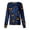 Light Blue, variant on Domzest Halloween Long Sleeve Scrub Top for Women Pumpkin Ghost Bat Print Button Front Nurse Working Uniform Funny Medical Workwear Jacket Light Blue 5XL