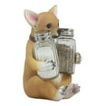 thumbnail image 6 of Ebros Teacup Tan Chihuahua Puppy Salt And Pepper Shakers Holder Set 6.25"H, 6 of 7