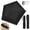 Black, variant on Pencil Umbrella from Japan, Ultra Light Mini Travel Umbrella, Upf 50+ UV Sun Protection Black Coated Compact Folding Pocket Parasol, Small Portable Rain Shade for Handbag, Backpack