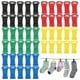 thumbnail image 2 of 100 pinzas para calcetines yuxing para lavadora y secadora con ganchos color multicolor, 2 of 5