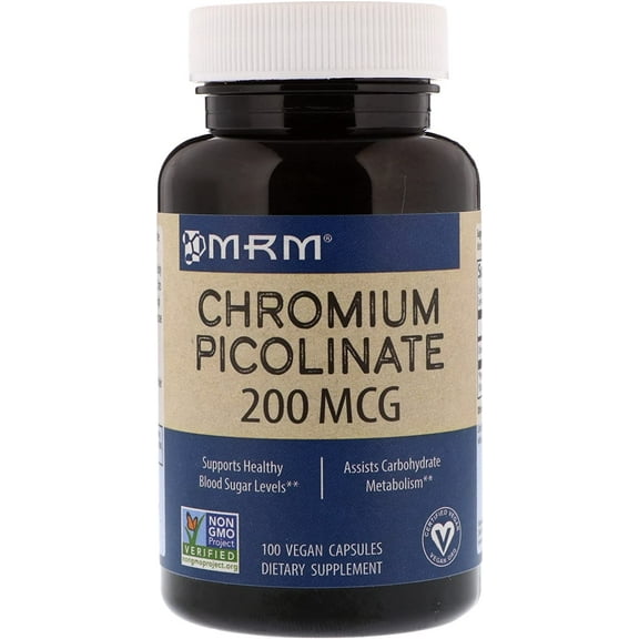 MRM Chromium Picolinate Capsules, 100 Ct