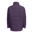 thumbnail image 6 of UJNDER Women's Lightweight Oversized Long Sleeve Packable Jacket Warm Short Winter Jackets for Women Purple M, 6 of 6