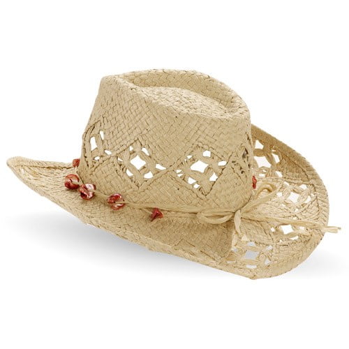 Women's Straw Cowboy Hat