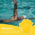 thumbnail image 3 of HOOWIFFY Hand Swimming Fins 1 Pair Yellow Paddle for Surfing Adjustable Design, 3 of 8