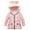 Pink, variant on Vedolay Jean Jackets Girls Puffer Coat Warm Cotton Winter Hooded Waterproof Jacket,Pink 3-4 Years