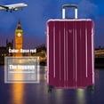 thumbnail image 2 of OIWAS OCX6075-28 Rouge Rose Valise à Roulettes de 28 Pouces Valise de Voyage, 2 of 8