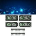 thumbnail image 4 of TM1637 Module, PCB Board 4 Digit Digital Tube Accurate Wiring Clear Path 4 Set  For DIY Green MRA041A, 4 of 8