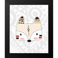 thumbnail image 2 of Robinson, Tamara 12x14 Black Modern Framed Museum Art Print Titled - Tribal Fox, 2 of 5