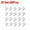 20Set (40PCS), variant on 120/10PCS Self Tapping Screw Layer Plate Holder Wardrobe Septum Brackets Fixed Screws Shelf Support Pegs with Non-Slip Sleeves
