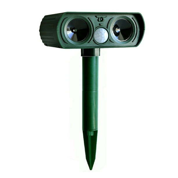 Dispositivo Control Plagas Ratones Dispositivos Expulsión Ultrasónico Infra Solar Multifuncional Detector Impermeable Suministros Jardinería Rojo