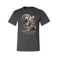 thumbnail image 2 of If It's Not a Weimaraner It's Just a Dog Gift | Mens Dog Lover Graphic T-Shirt, Heather Black, X-Large, 2 of 3