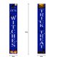 thumbnail image 4 of Decoraciones de Halloween Banner interior al aire libre, truco o trato y feliz Halloween Bienvenido colgante cartel de porche bruja para decoración de puerta delantera exterior hogar fiesta patio jardín fiesta suministros brillar Electrónica, 4 of 4