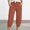 Orange-1, variant on Women’s Capris Tapered Sweatpants, Elastic Waist Drawstring Versatile Pants, Summer Loose Comfy Trousers,Blue,XXL