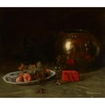 thumbnail image 2 of William Merritt Chase 23x20 Gold Ornate Framed and Double Matted Museum Art Print Titled - The Big Brass Bowl (1899), 2 of 4