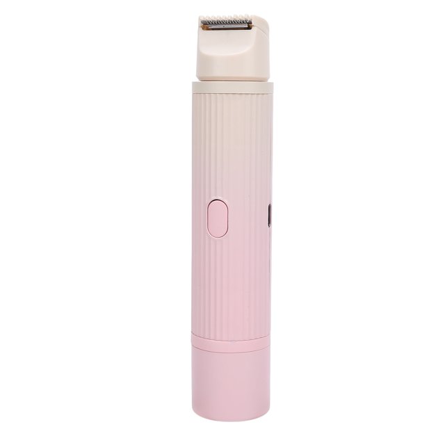 Body Hair Trimmer for Women, Dual Head Design, Quick Button Operating, Skin Friendly Materials, Rechargeable, Comprehensive Grooming Experience, Wet / Dry Use
