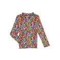 thumbnail image 3 of Wonder Nation Baby and Toddler Girls Long Sleeve Top and Jumpsuit, 2 Piece Outfit Set, 12M-5T, 3 of 9