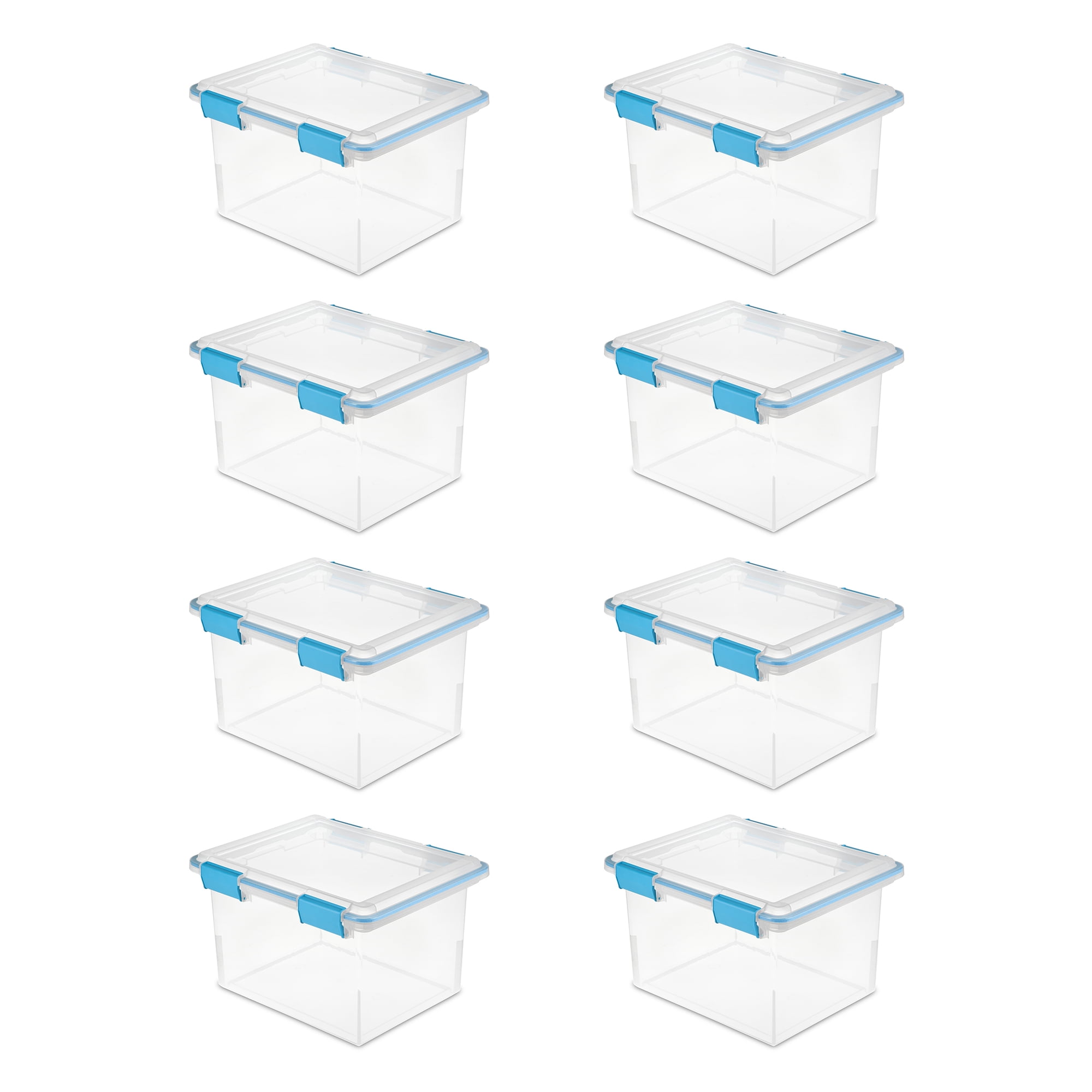 STERILITE Small Divided Storage Box 8.5”L x 5 3/8”W x 1.5”h Lot Of 12 New 