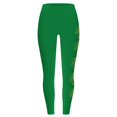 thumbnail image 4 of lcziwo Daily Sales of The Day, St Patricks Day Leggings for Women High Waisted Tummy Control Workout Leggings Trendy Shamrock Leaves Print Irish Green Soft Yoga Pants Green XXL, 4 of 5