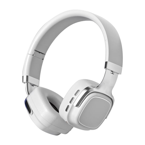 Pisexur - Auriculares Bluetooth para hombre, plegables, inalámbricos y con cable, estéreo, para celular y PC, suaves, ligeros, para uso prolongado, para niños, organizador de electrónica.