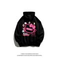 thumbnail image 1 of Sudadera con capucha de algodón y terciopelo de zorro plateado con diseño de gatito y gato para otoño e invierno, jerséis holgados de talla grande con diseño de Hello Kitty, 1 of 5