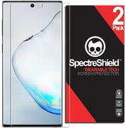 [2-Pack] Spectre Shield Screen Protector for Samsung Galaxy Note 10 Plus (Works w/ Fingerprint ID) Case Friendly Samsung Galaxy Note 10 Plus Screen Protector Accessory Clear Film