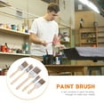 thumbnail image 5 of Raindrops 5 Pcs Oil Paint Paint Brush Set Durable Paint Brush Child 25X6CM Beige, 5 of 8