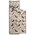 thumbnail image 2 of Dachshund and Flower Toddler Nap Mats for Kids Preschool,Sleeping Mat Bag or Kids,Toddler Sleeping Bag,Toddler Nap Mat or Daycare, 2 of 6