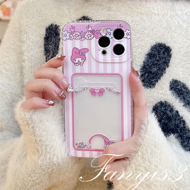OPPO A78 A17 A17k A77 A77s A57 A76 A96 A16 A16s A16k A15 A15s A74 A54 A55 A95 A94 A53 A32 A9 2020 A5s A3s Reno 8T 7Z 6Z 5Z A52 Kuromi Sanrio Tarjetero Funda De Teléfono TPU Blanda