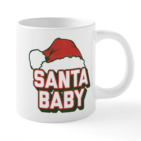 CafePress - Santa Baby - 20 Oz White Ceramic Mega Mug