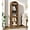 Walnut, variant on 64.17 in Tall Arched Display Cabinet with Acrylic Glass Doors 5-Tier Kitchen Pantry Storage Cabinets Modern Wood Curio Cabinet Bookcase for Living Dining Room (Walnut)