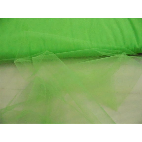 Nylon Tulle Sheer Fabric Lime Green 54 inch wide DD304