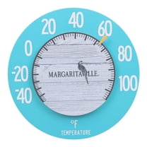 La Crosse 8" Margaritaville Floating Non-powered Analog Weather Dial Thermometer - Teal, 104-120MV2
