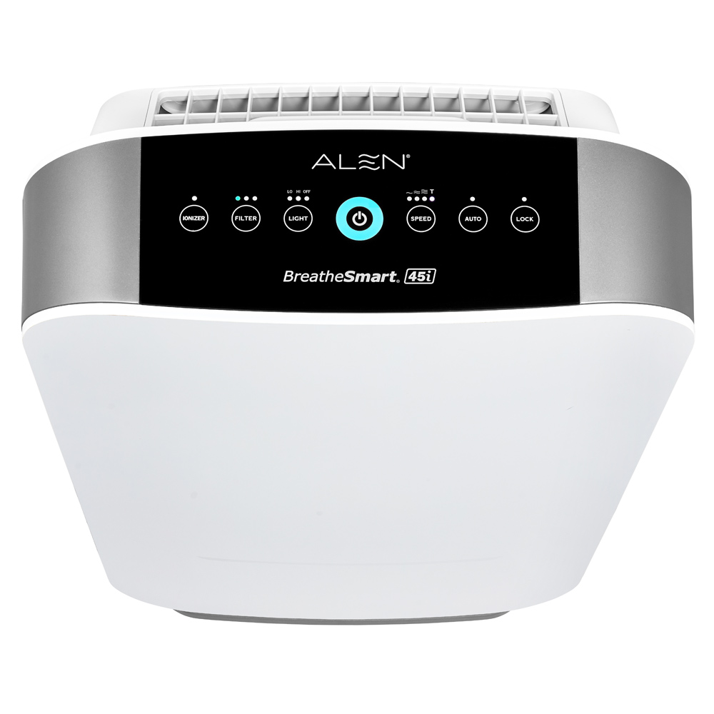 Alen BreatheSmart 45i 800 SqFt Air Purifier with Pure HEPA Filter for Allergens, Dust & Mold - White - image 4 of 8