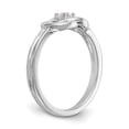 thumbnail image 6 of 14K White Gold Ring Band Engagement Diamond Round Complete Promise Engagement, 6 of 7