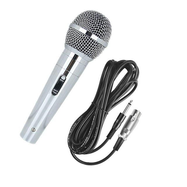 Karaoke Microphone Wired Handheld Mic with 3M Cable Handheld Microphone Vocal Dynamic Mic for DJ Speech Singing Show Speaker