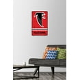 thumbnail image 3 of NFL Atlanta Falcons - Retro Logo 15 Wall Poster with Push Pins, 14.725" x 22.375", 3 of 3