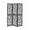 thumbnail image 4 of Coaster Home Furnishings 3-Panel Intricate Mosaic Screen Black, 4 of 4