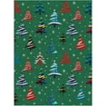 thumbnail image 4 of IDEALHOUSE 9x12ft Green Christmas Area Rugs, Soft Washable Festive Accent Rug, Non Slip Backing, Short Pile, Foldable, Easy Clean, Comfortable for Living Room, Entryway, Bedroom, Holiday Décor, 4 of 7