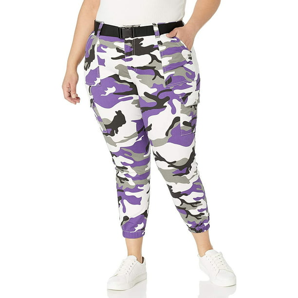 YDX Teen Twill Jogger Pants, Black & White Camo, 1 - Walmart.com