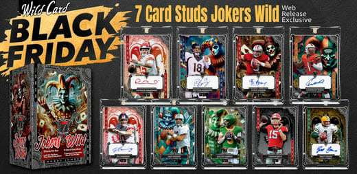 【非売品】JHF 特製プロモーションカード 4枚セット (未開封)　レア✖️2 NFL 2024 7 Card Studs Jokers Wild Trading Card HOBBY Box - Walmart.com