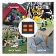 thumbnail image 4 of Portable Heated Seat Cushion, Heated Pad for Office Chair, Square Heating Pad, Universal Seat Warmer Heating Seat Pad for Outdoor Stadium Bleacher Camping Home Office Chair (Navy), 4 of 6