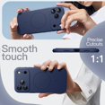 thumbnail image 6 of JETech Magnetic Silicone Case for iPhone 17 Pro 6.3-Inch, Compatible with MagSafe, Silky Soft Touch, Shock Absorbing Phone Cover with Camera Lens Protection (Dark Blue), 6 of 6