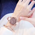 thumbnail image 2 of Strap Watch Faux Leather - Shiny Fashion Wrist Watch Time Watch for Women Girls, 2 of 3
